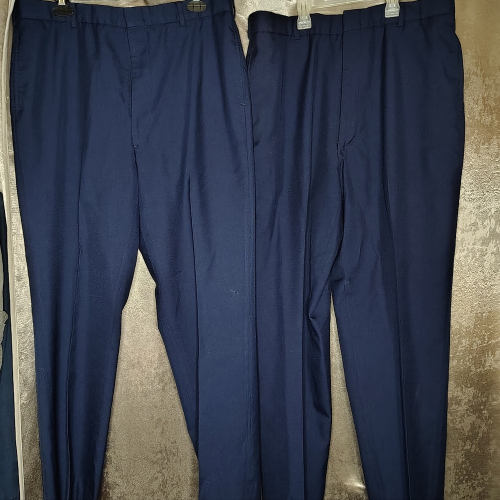 2 Pair USAF Service Dress Blue Pants Sz 35L